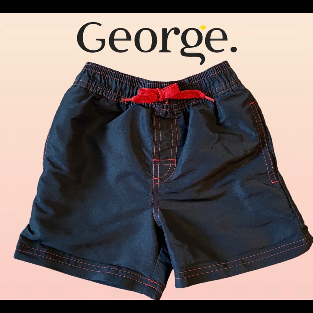 🍡3/$10 GEORGE Toddler Boys Swim Trunks 🩳 2T